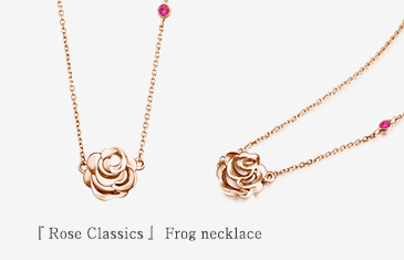 『rose classics』Knot buttons  necklace